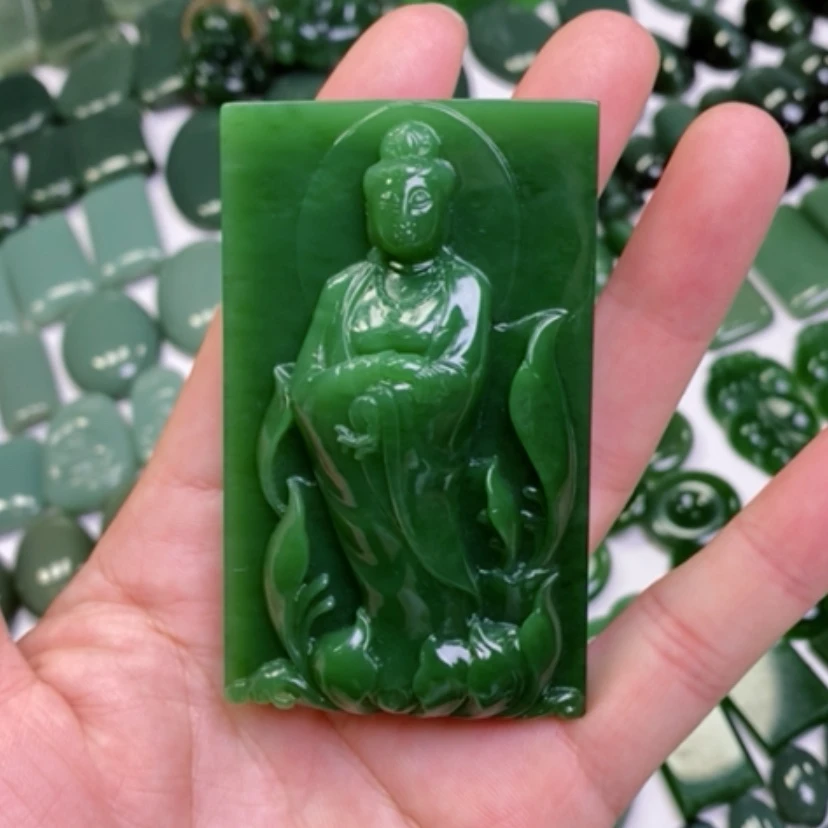 【闪购商品】和田玉（碧玉）未镶嵌颈饰