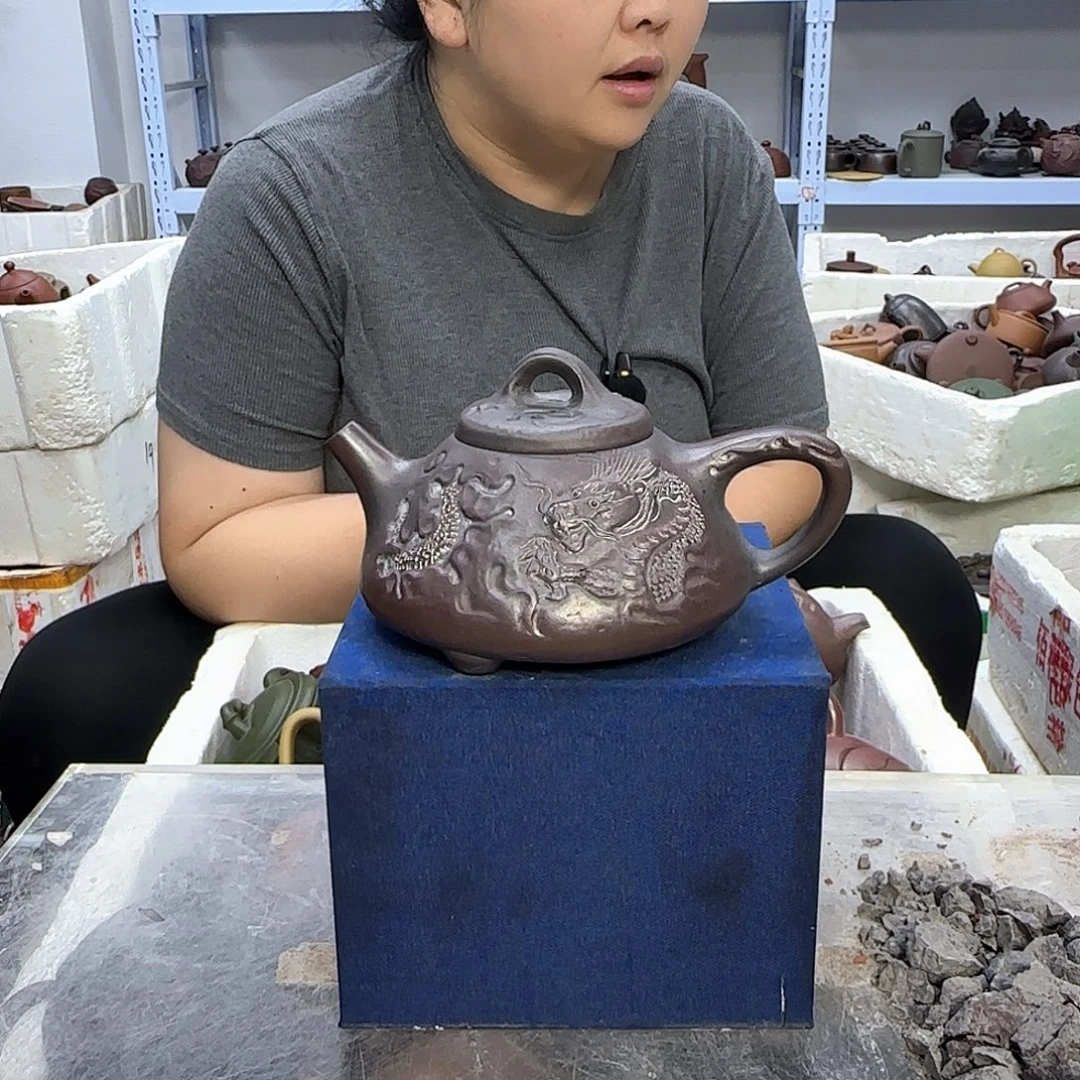 茶壶紫砂宜兴紫砂壶瑕疵