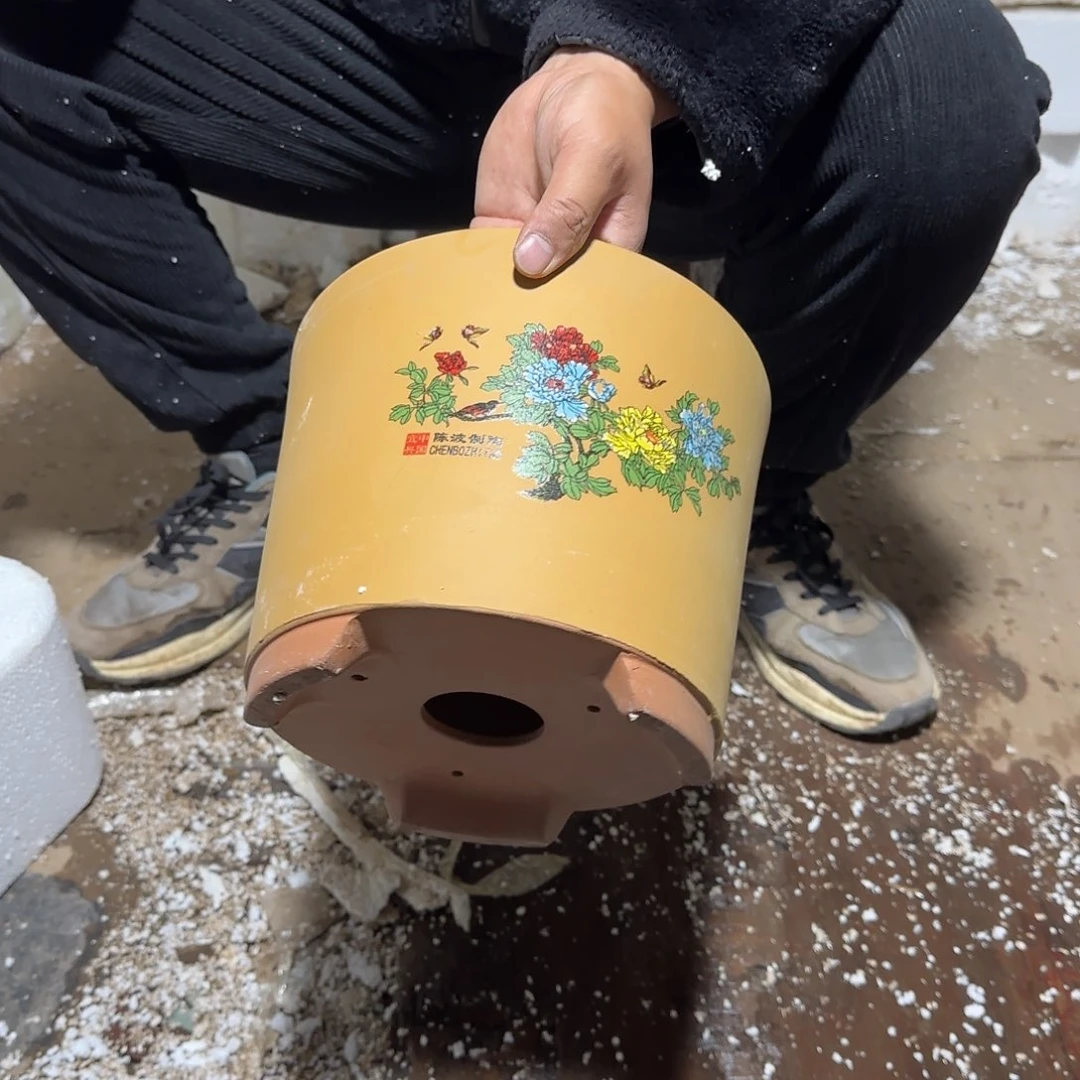 紫砂花盆口径20.17口径