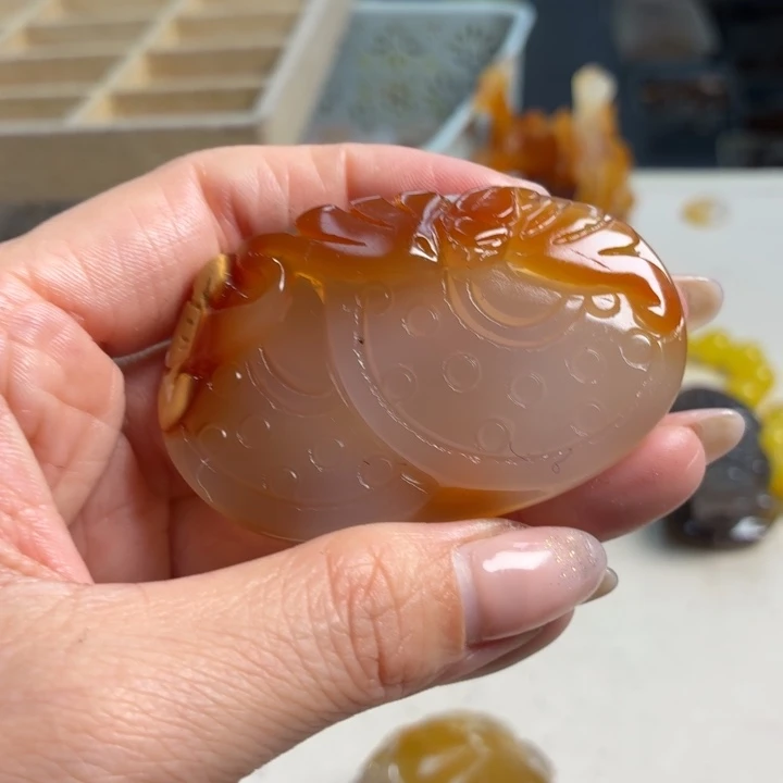 玛瑙/玉髓未镶嵌吊坠(不含链)