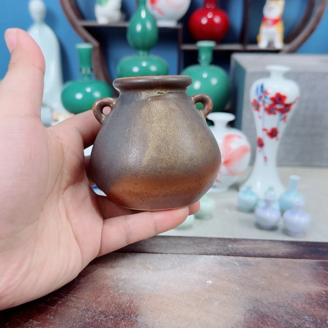 陶瓷手工小花器摆件