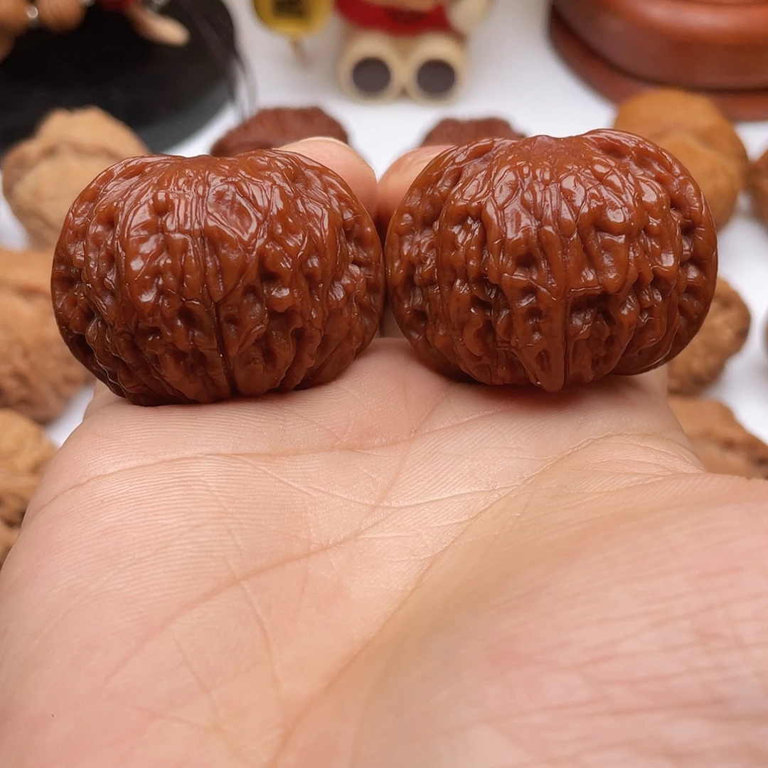 桃核吊坠磨盘狮子头