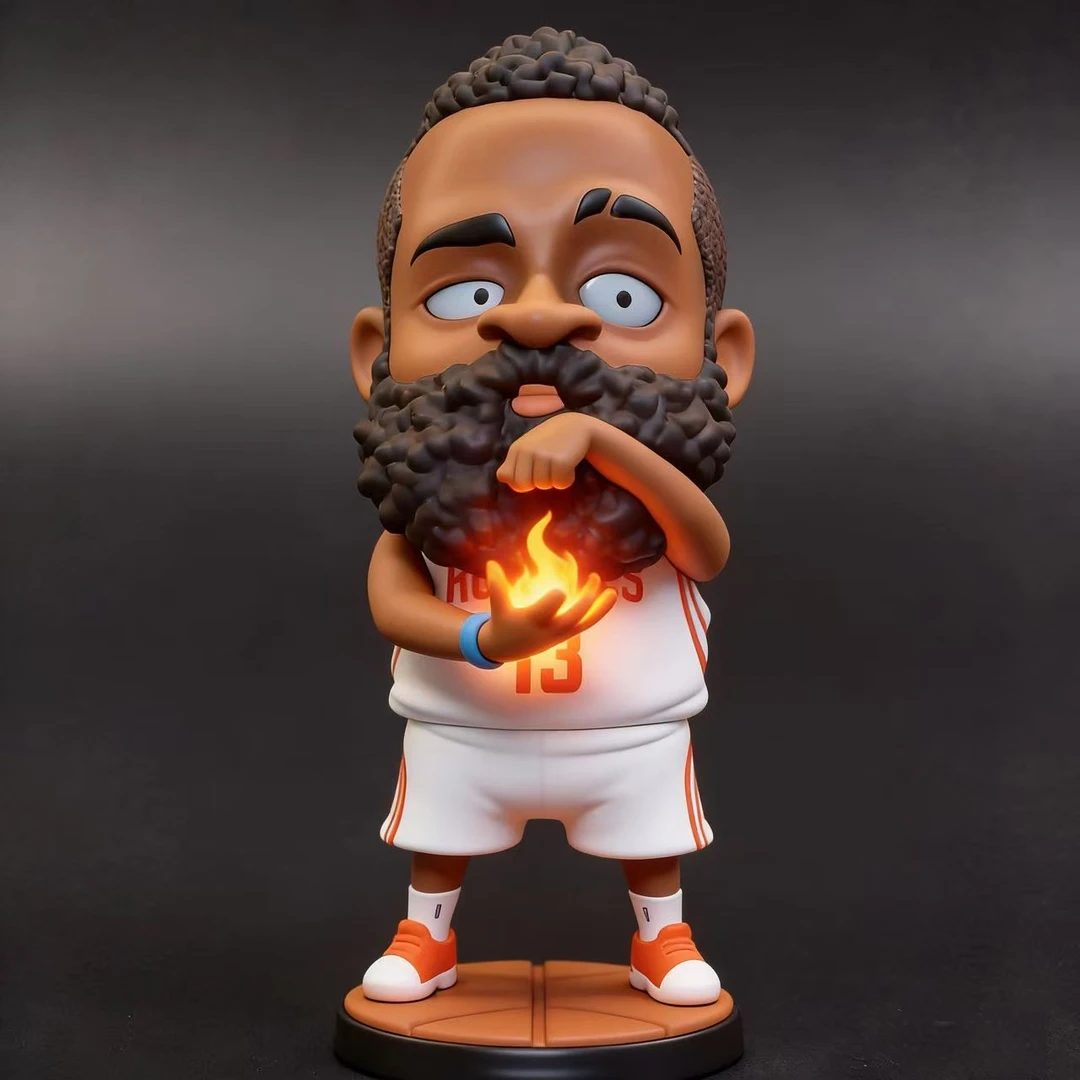 Q版詹姆斯白色哈登手办