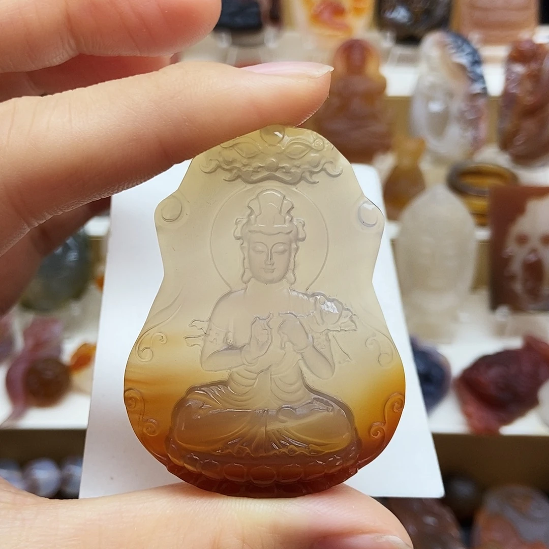 马***功玛瑙/玉髓未镶嵌颈饰