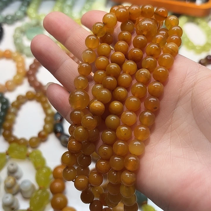 蛇纹石玉未镶嵌手串