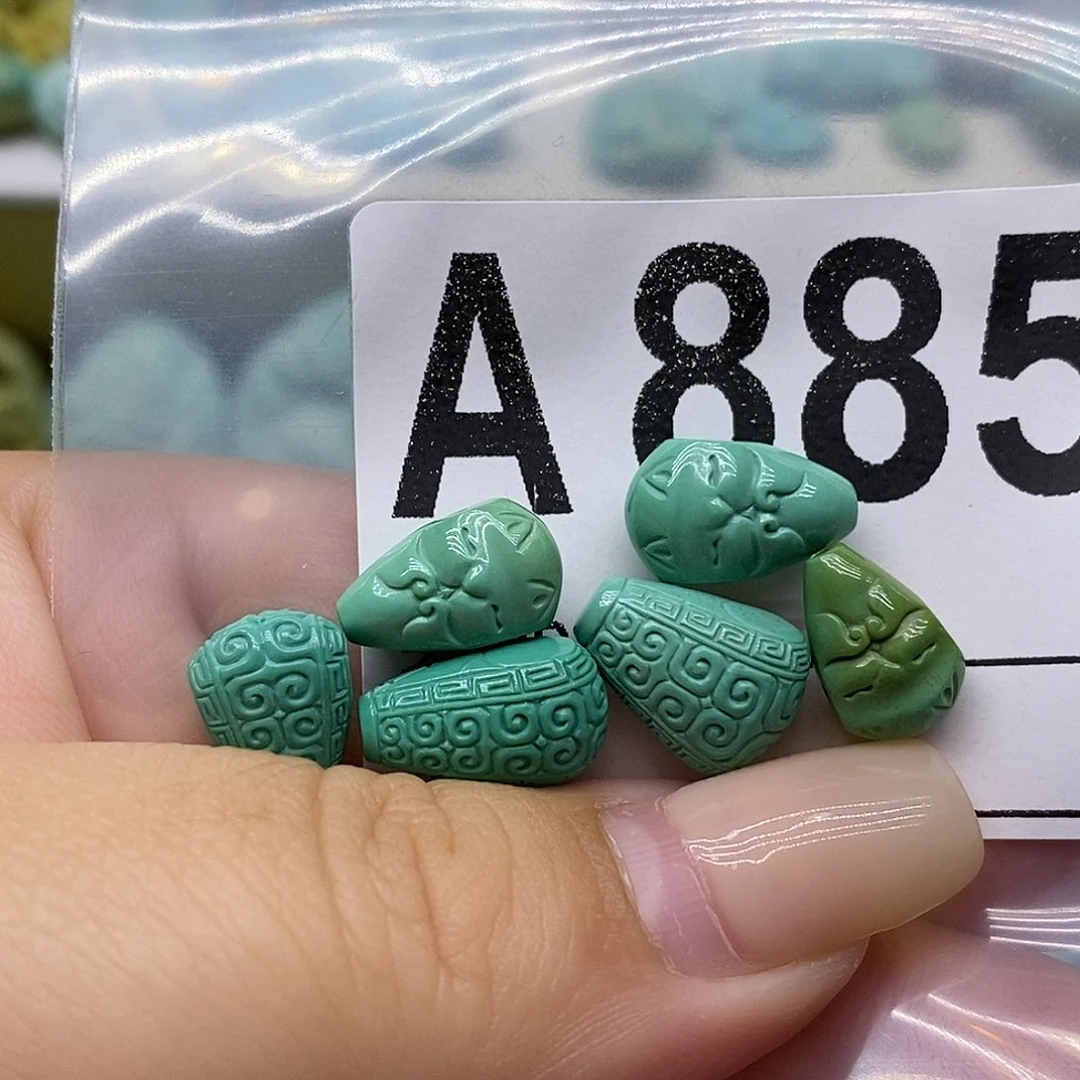 未镶嵌绿松石绿松石配饰定制一****夫