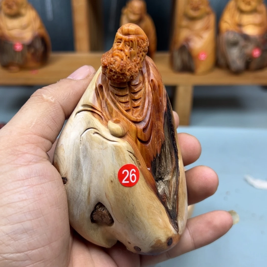 阿***贝木崖柏木摆件手把件