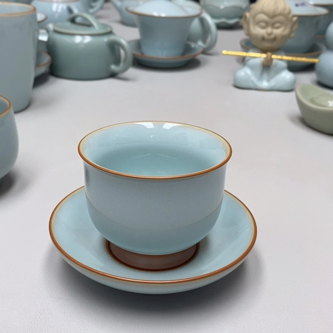 提梁杯加杯垫，无礼盒