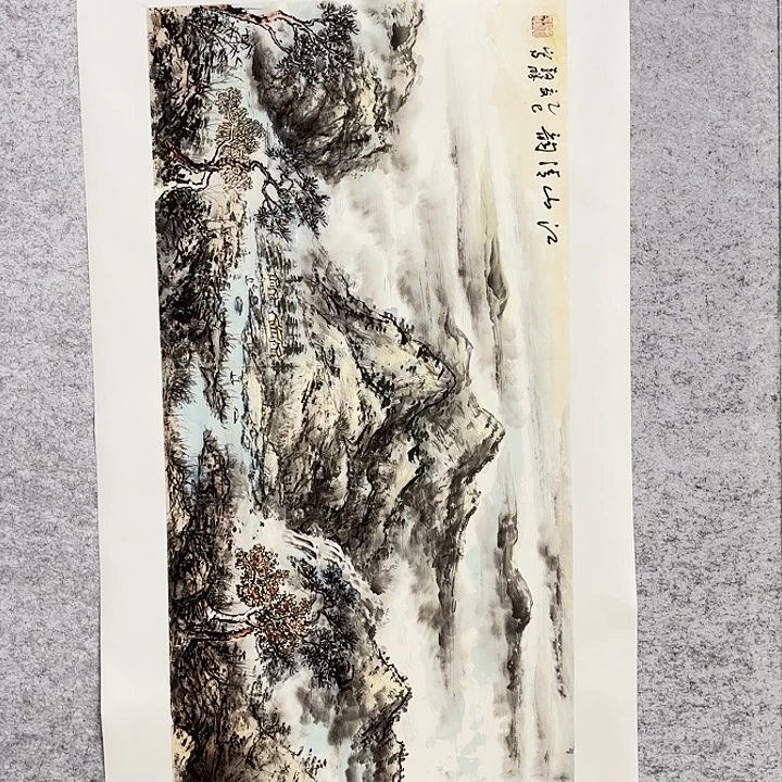 国画花鸟等图案三尺