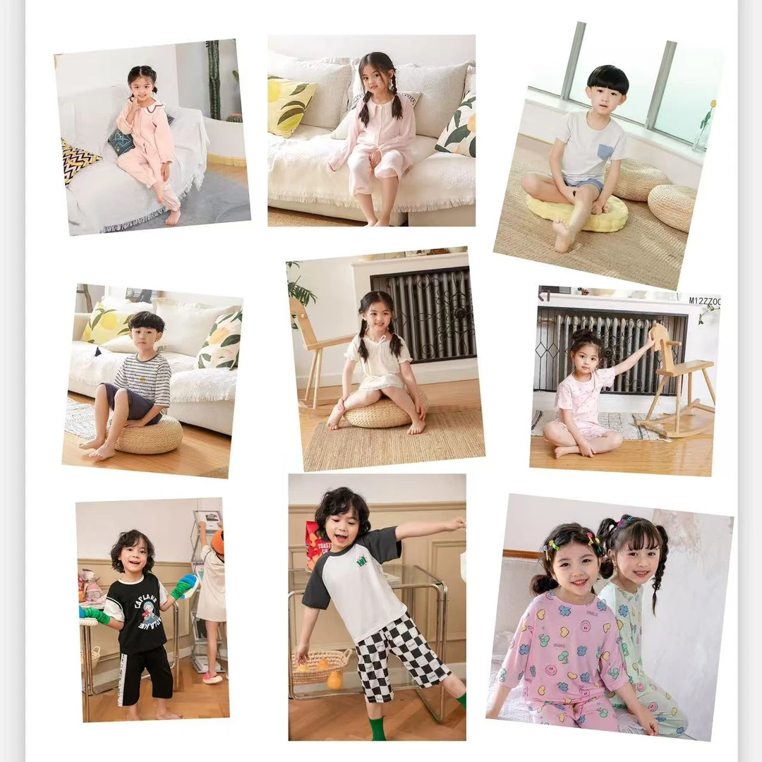 新粉体验青岛源头家居服夏季套装男女套装