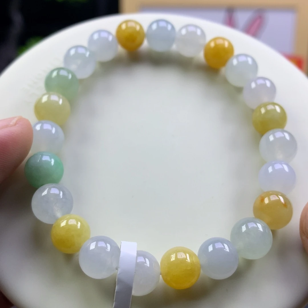 未镶嵌手串翡翠卡8