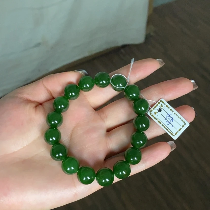 【闪购商品】未镶嵌手串和田玉（碧玉）
