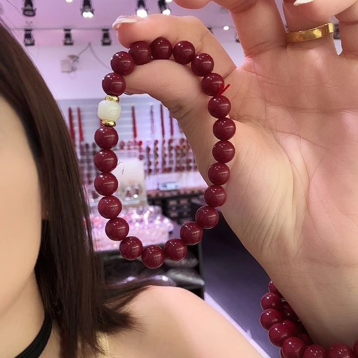 天然辰砂紫金砂白玉