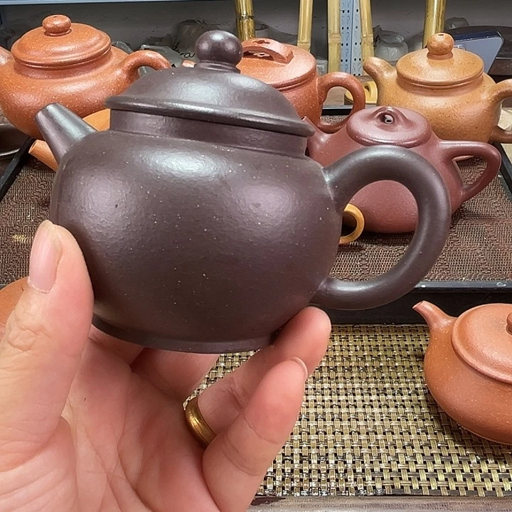 三***三紫砂茶壶瑕疵品160cc宜兴