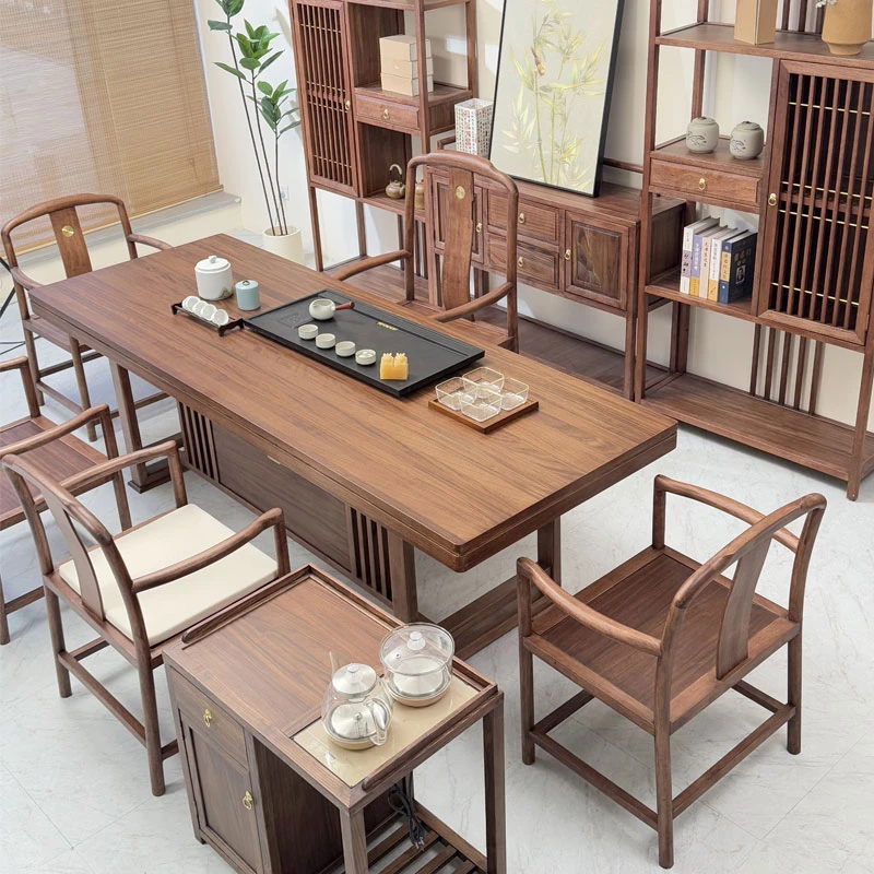 【专属配置链接】祥瑞新中式泡茶桌全实木