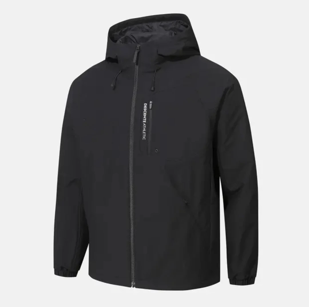 DESCENTE/迪桑特25新款综训系列春秋夹层连帽冲锋衣twt22
