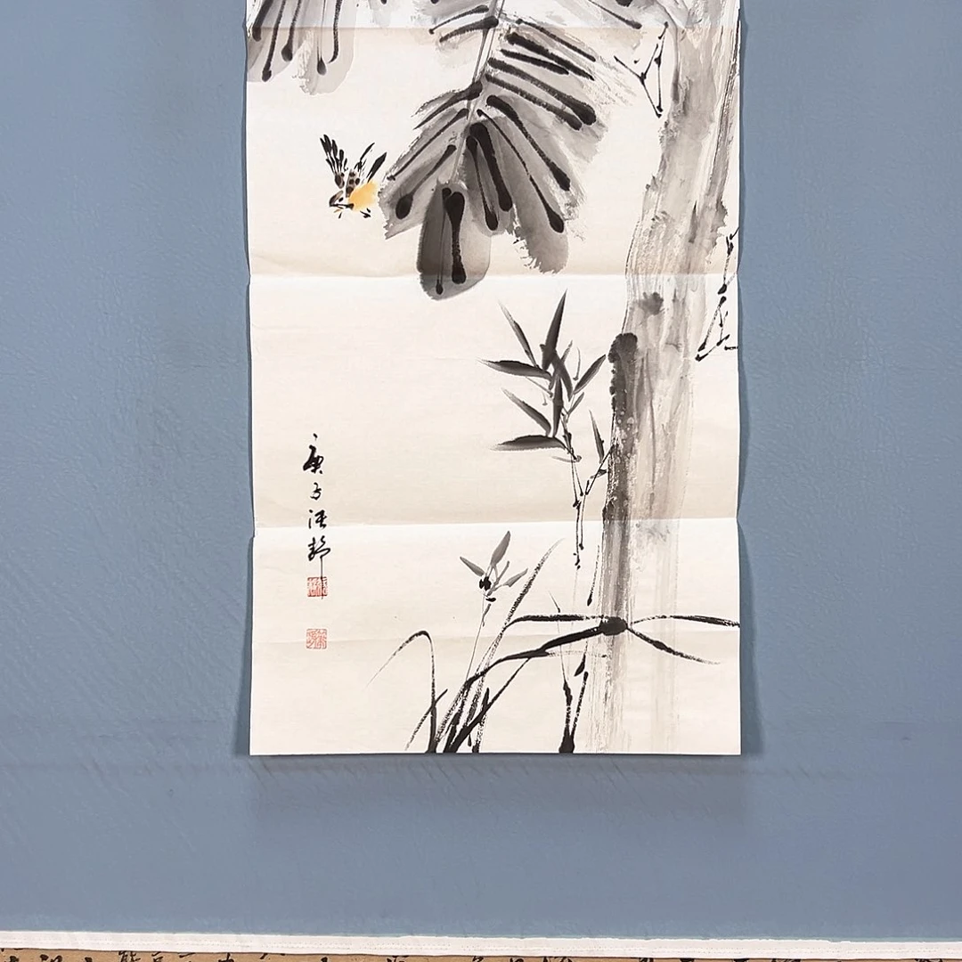 国画425 花鸟和蝴蝶都会出现