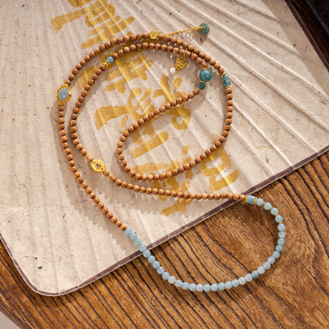 【富贵香串】富贵非常旺檀香烟雨江南手串 LC0139