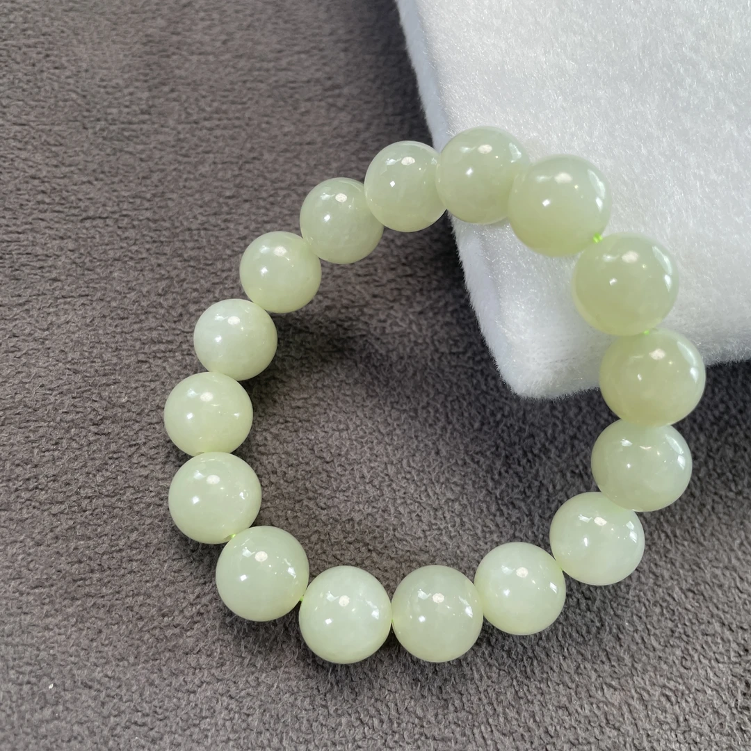 和田玉晴水手串卡12mm左右多样性发货