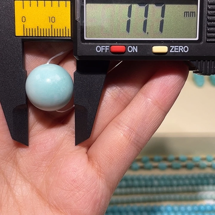 绿松石未镶嵌圆珠