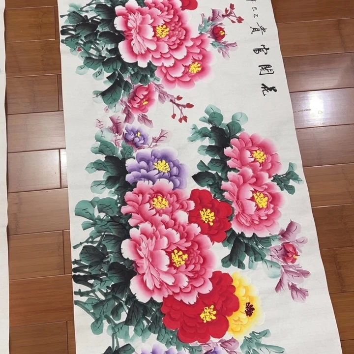 国画纯手绘手工国画作品福利180/68