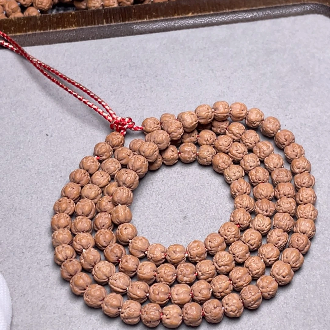 乐***子手串金刚菩提超头定制款满s佛手尺寸6.5➕