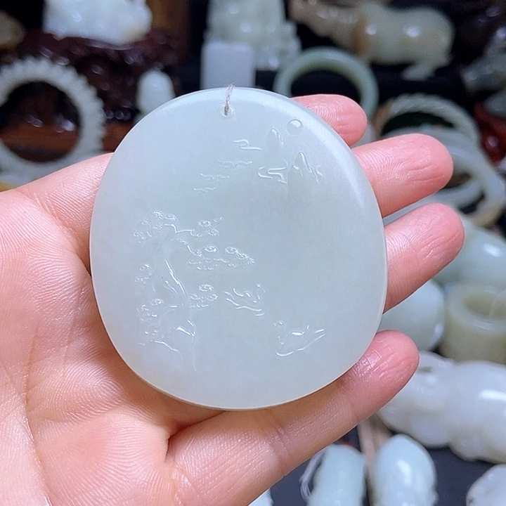 和田玉未镶嵌颈饰用****9