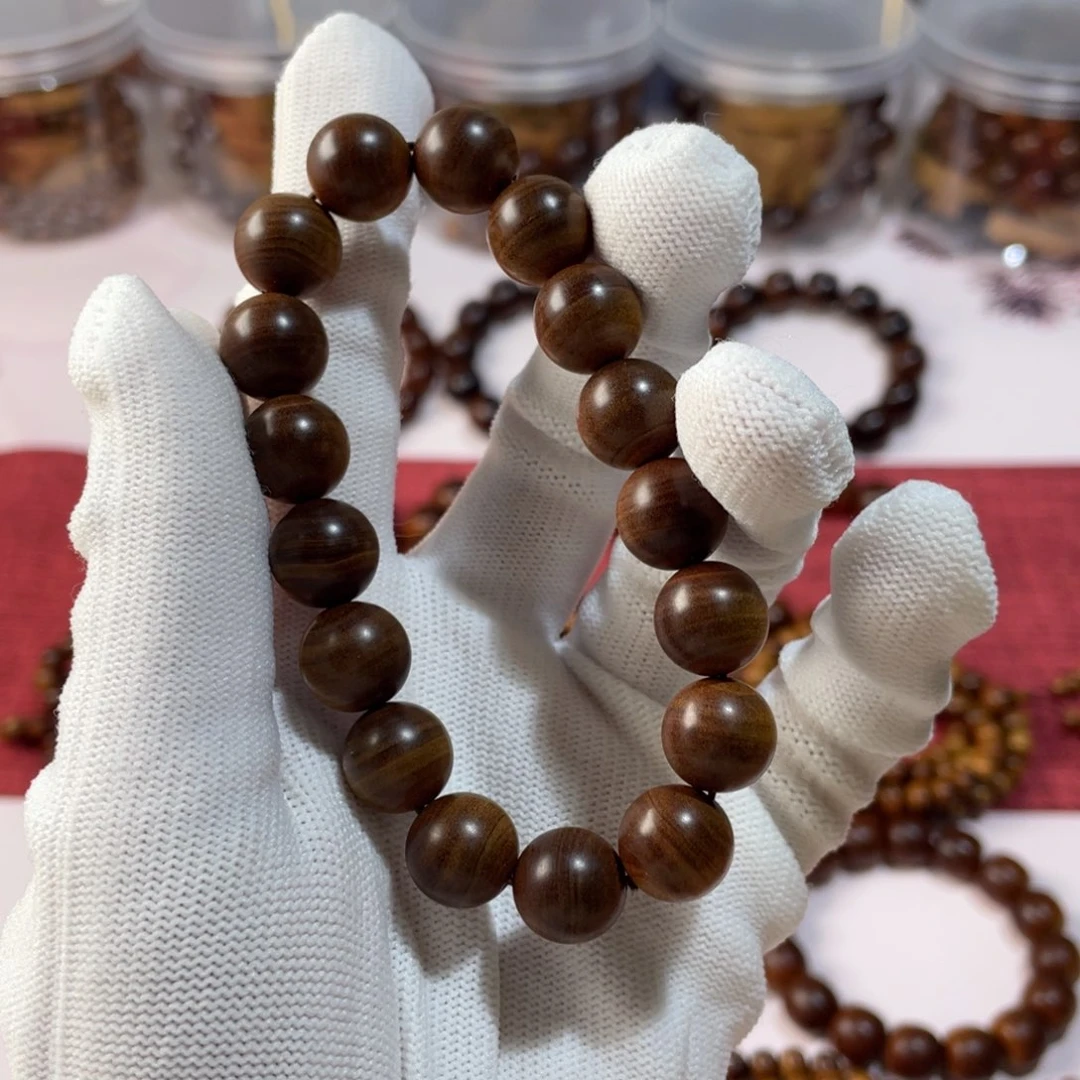 【闪购商品】檀香木手串/手链老山檀香焦糖香1.2