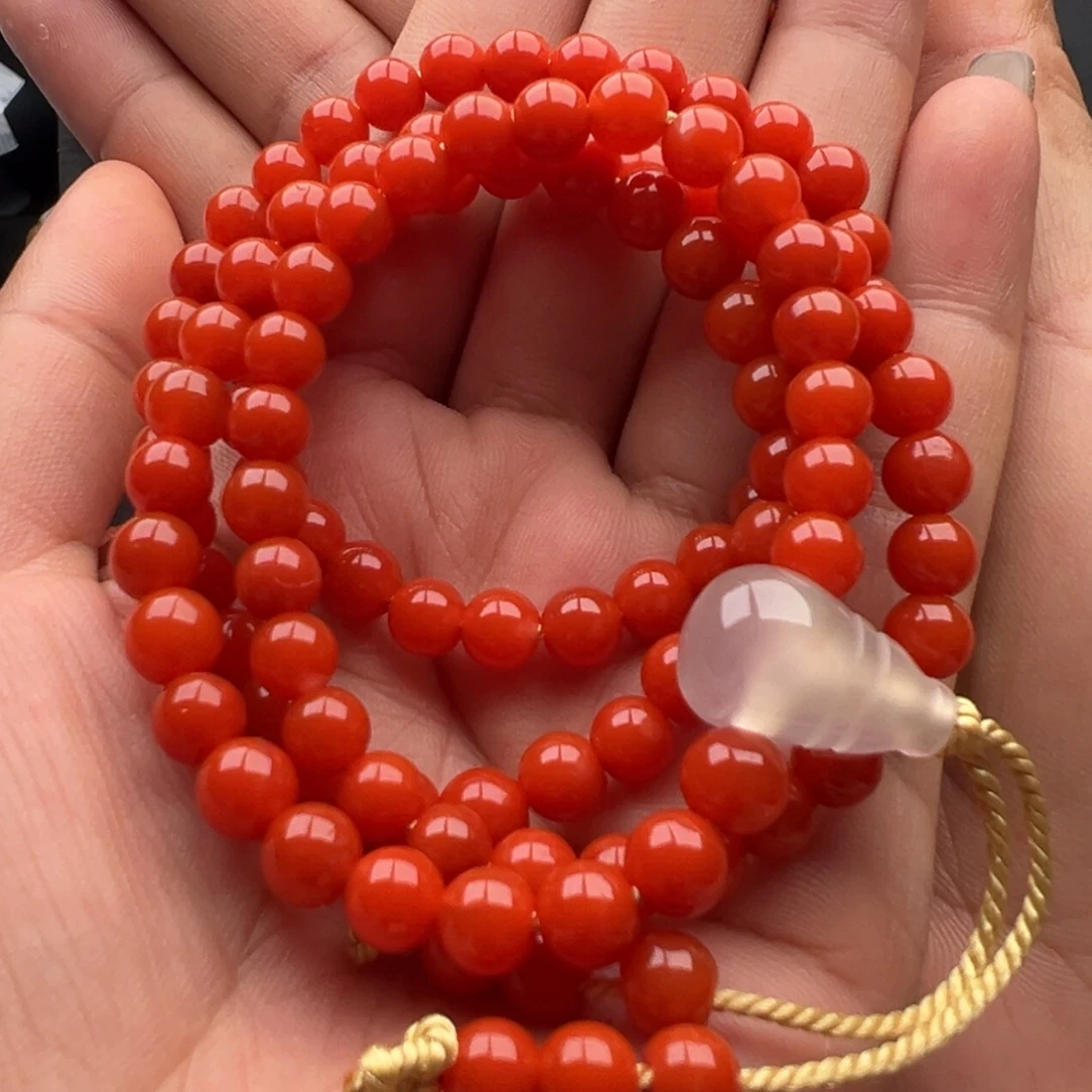 南红玛瑙未镶嵌108卡6