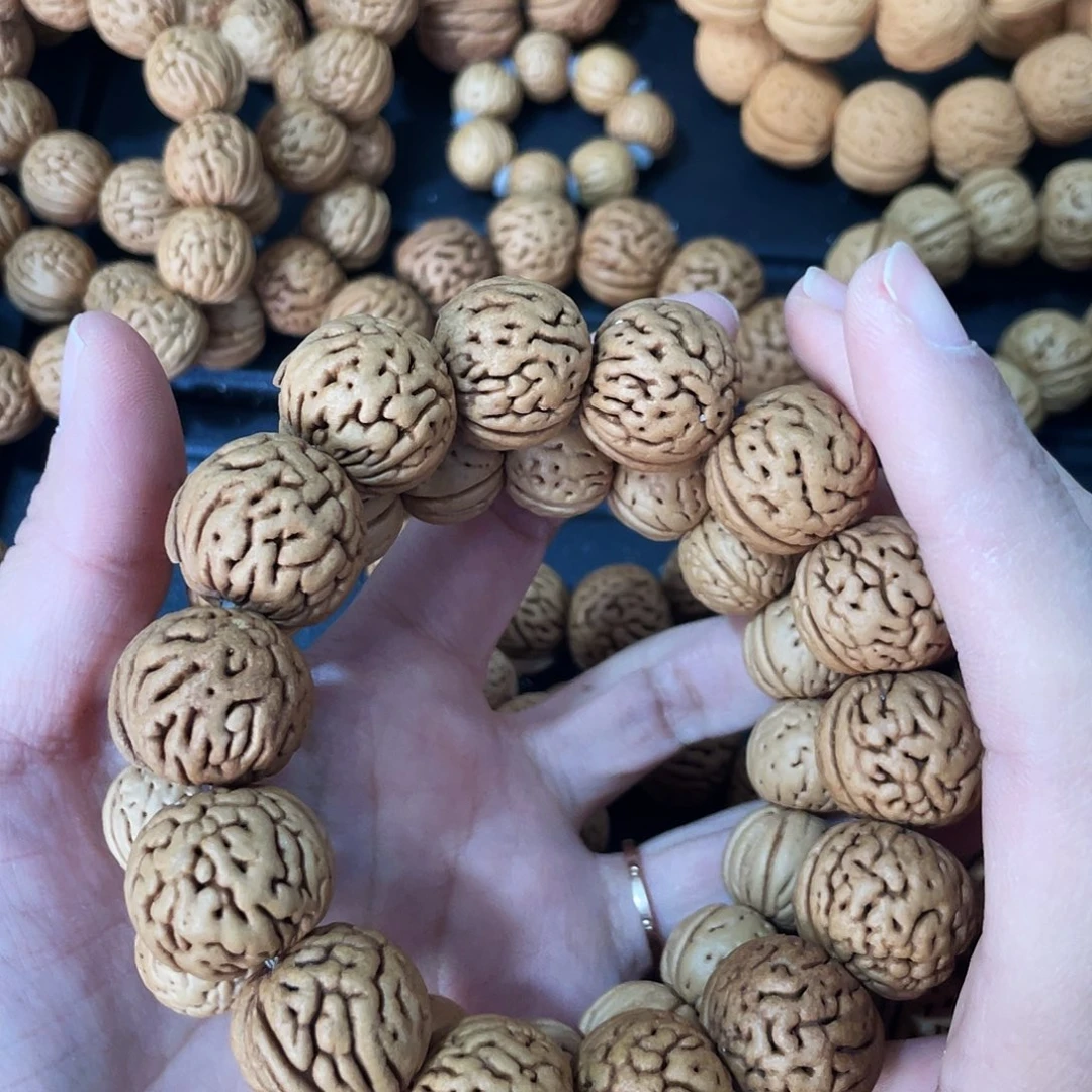 正***零吊坠桃核桃核手串8