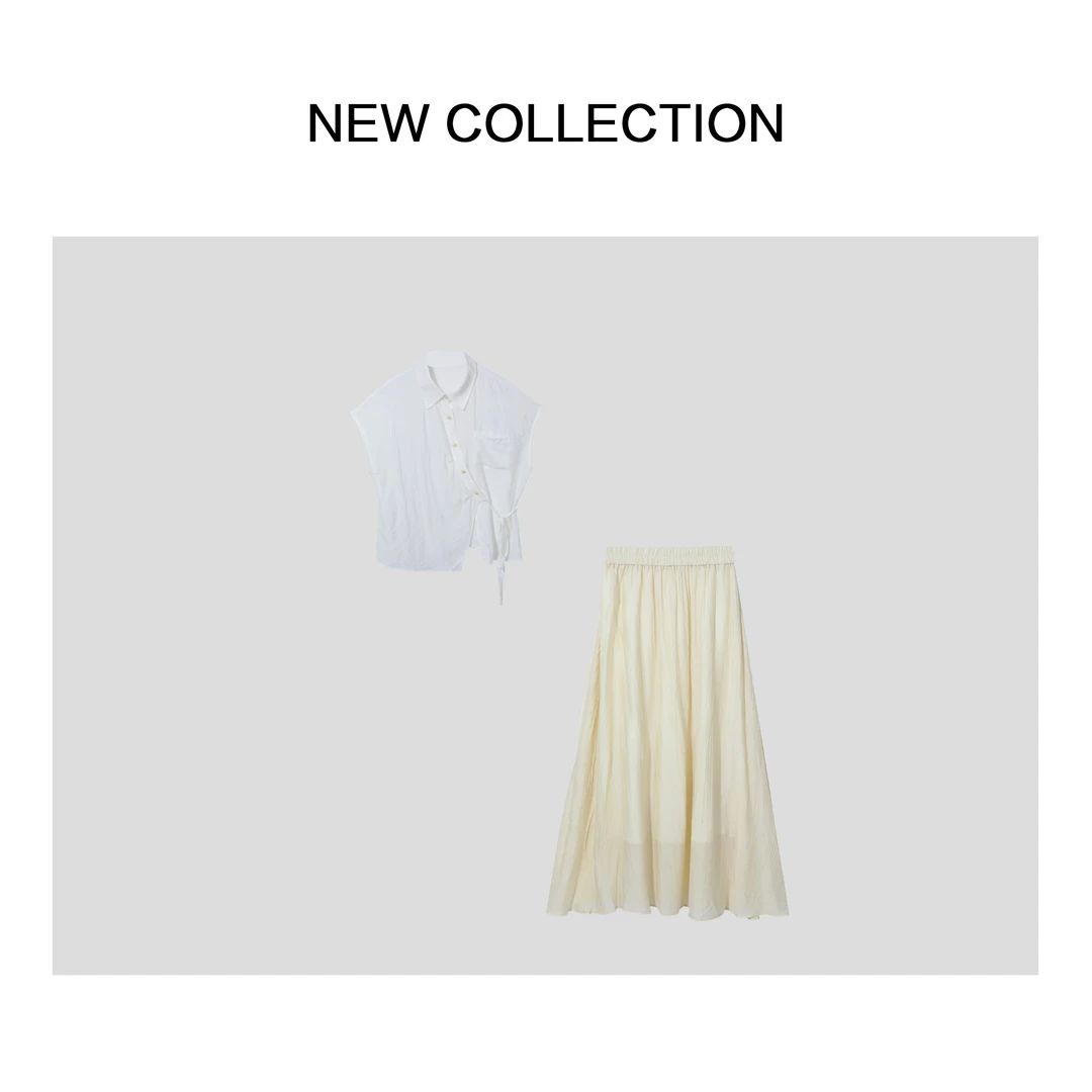 【小云总专享】D5526087 新款夏装套装上衣+半裙 6087