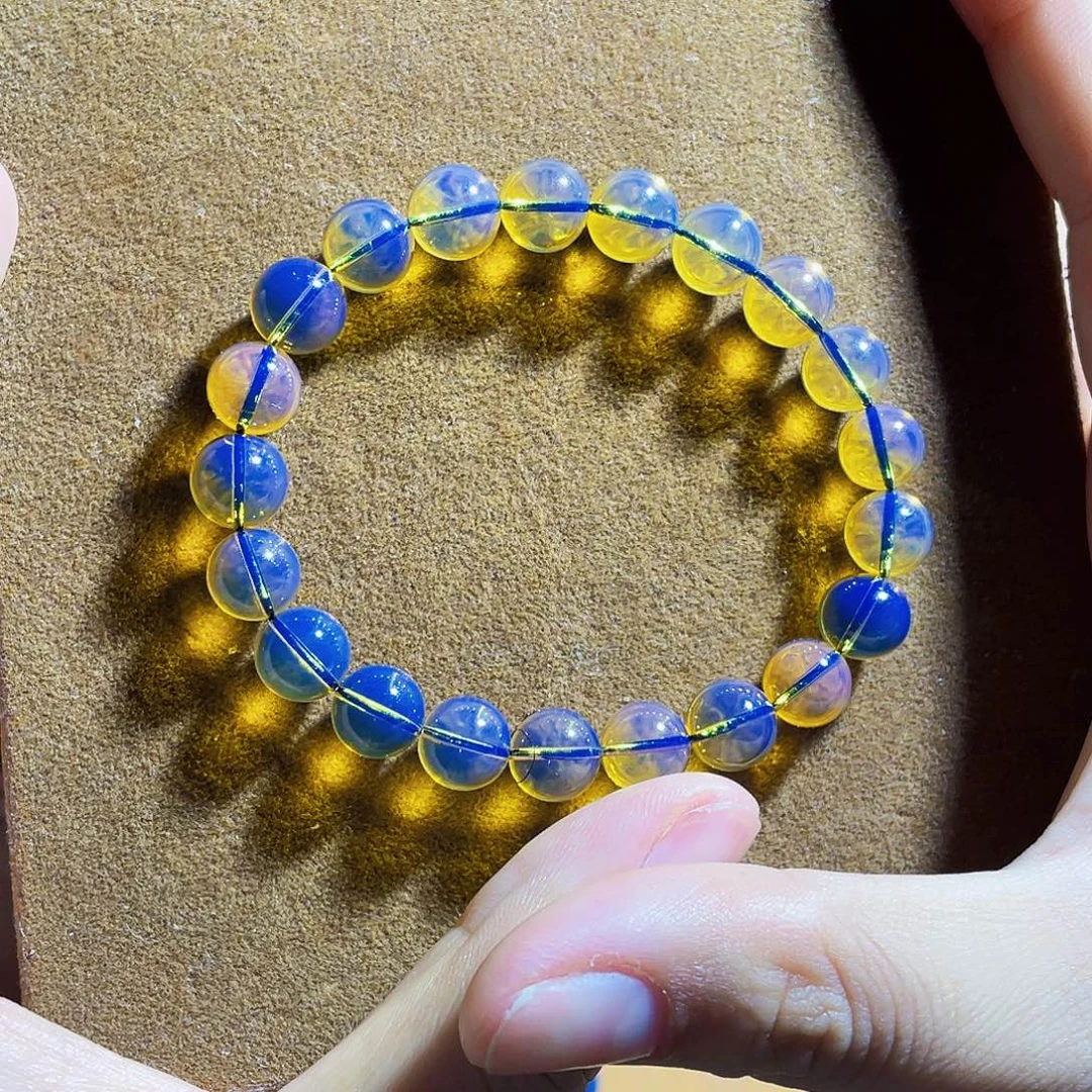 竹****蓝珀未镶嵌裸石8加手串