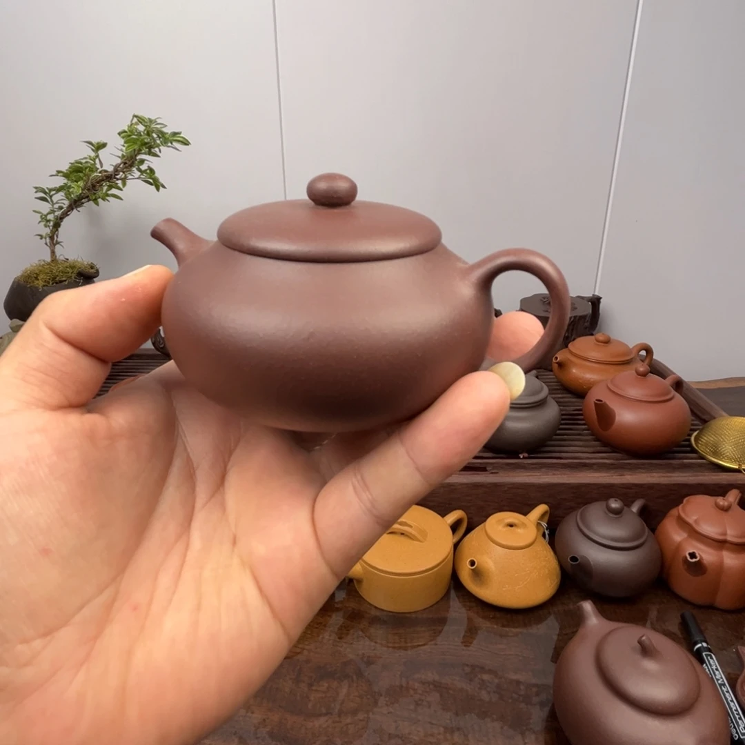 你***友紫砂茶壶紫泥0001