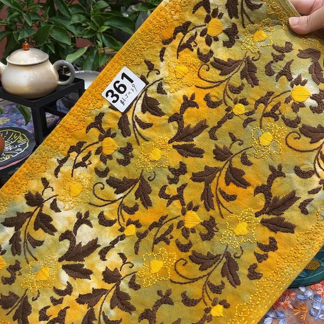 规格46.29刺子绣茶席