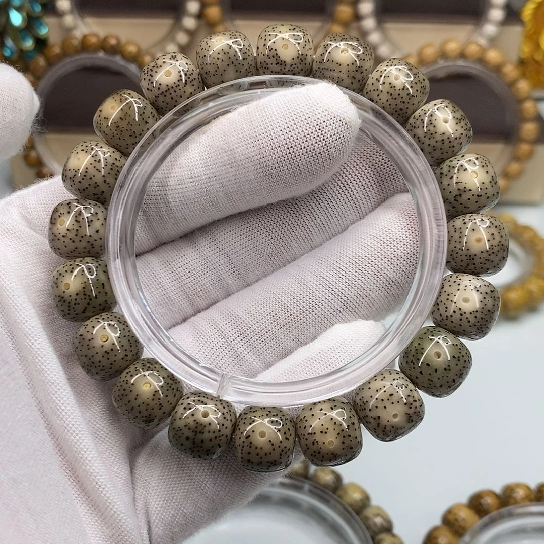 星月菩提手串11×12一物一图原生态同枝糯冰小细星