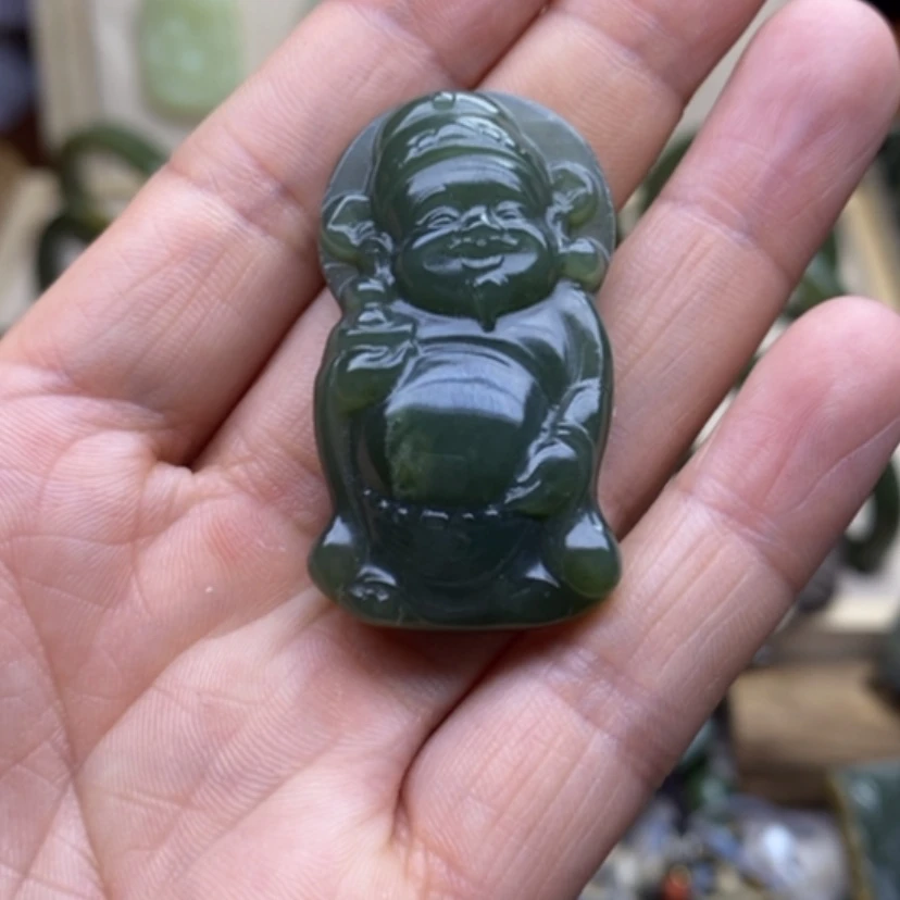 【闪购商品】和田玉挂件未镶嵌自**在