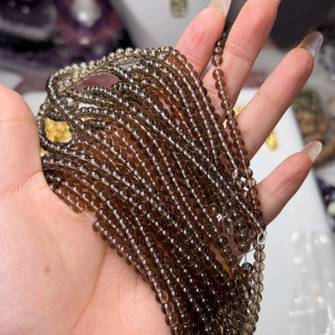 玛瑙/玉髓合金珠宝半成品I179/茶晶压垫拍一发三