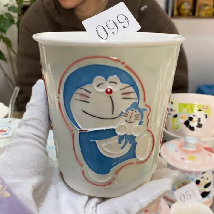 杯景德镇釉下彩手绘