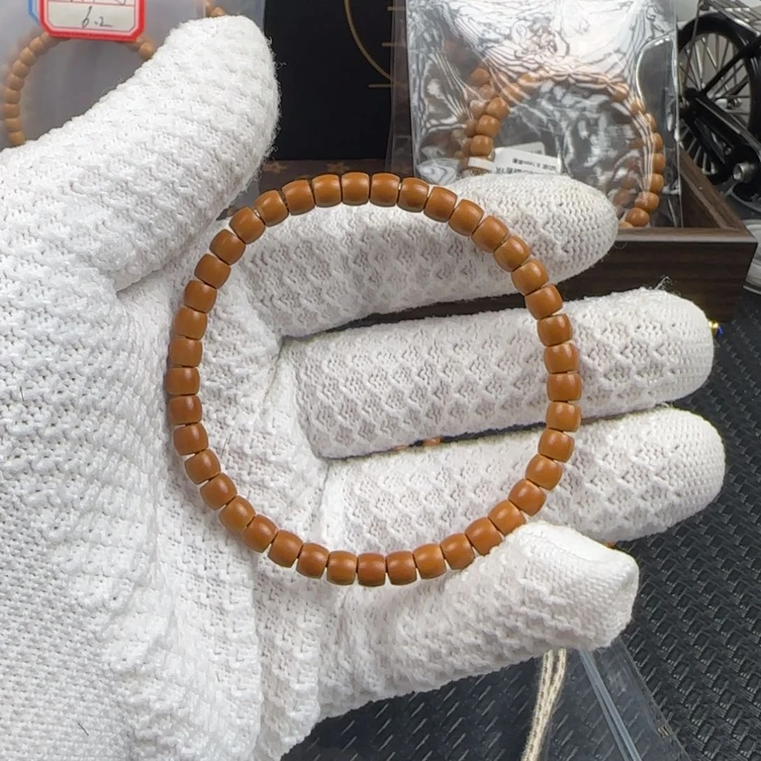 橄榄核吊坠z*6.0mm老挝核尖直切单圈