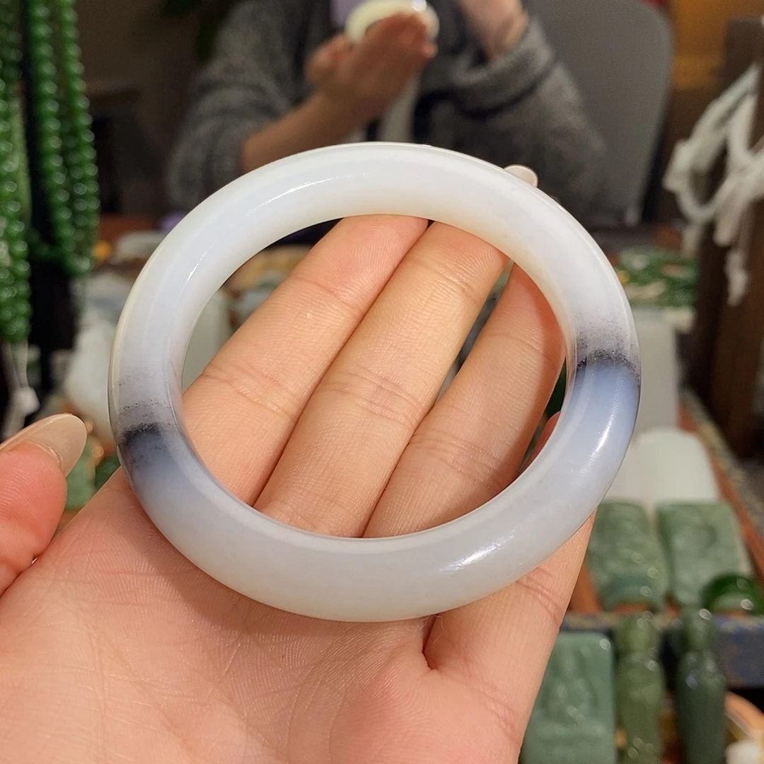 和田玉未镶嵌颈饰手镯55