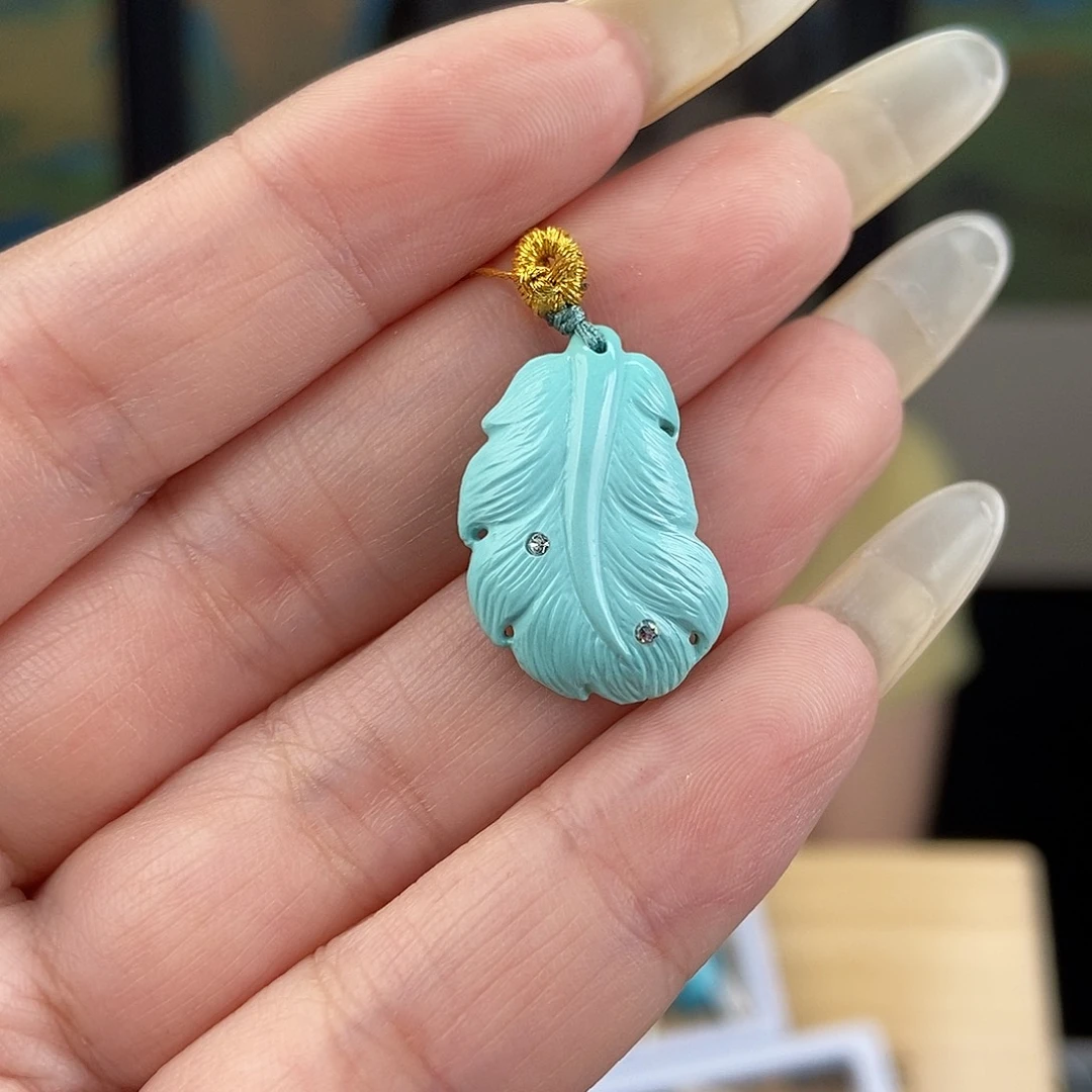 未镶嵌绿松石珠宝奇石