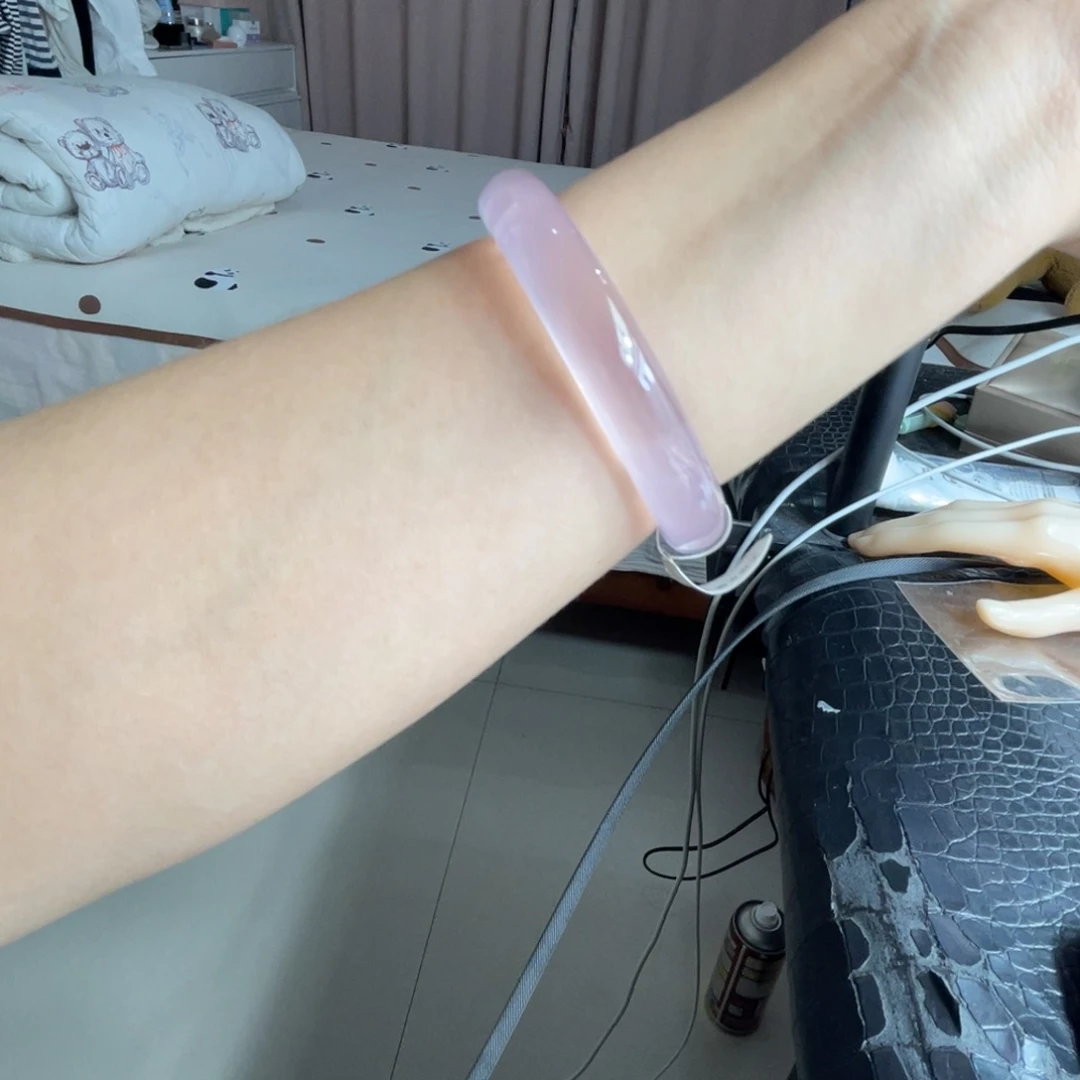 水晶手镯未镶嵌手镯57.7圈口15号