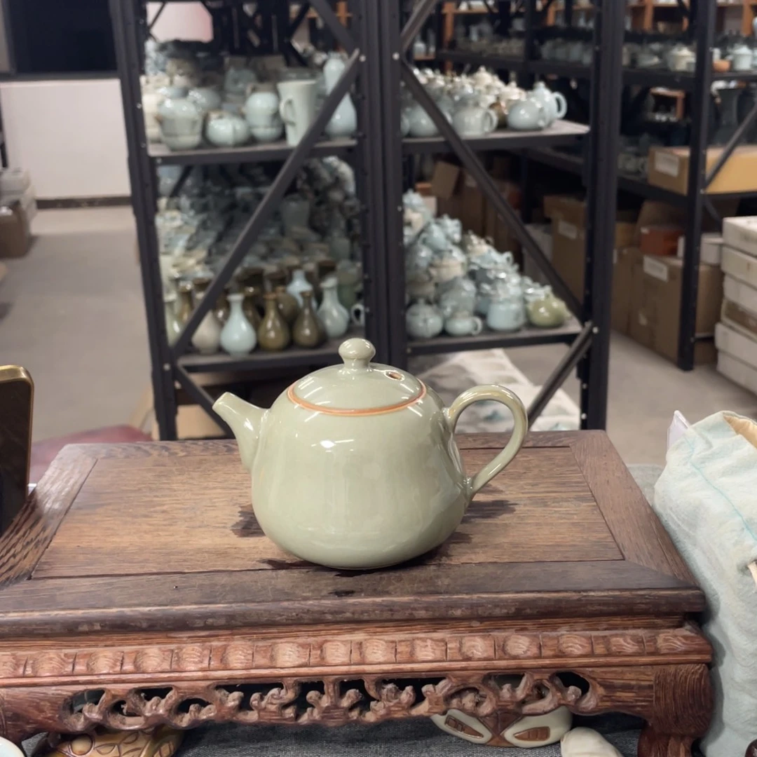 瓷片秘釉葫芦壶 汝意堂