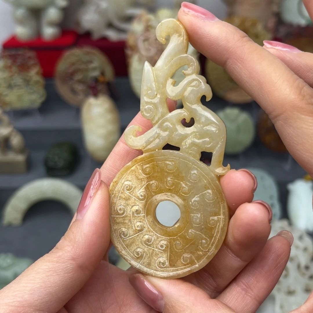 和田玉未镶嵌颈饰鉴古藏珍鉴古藏珍