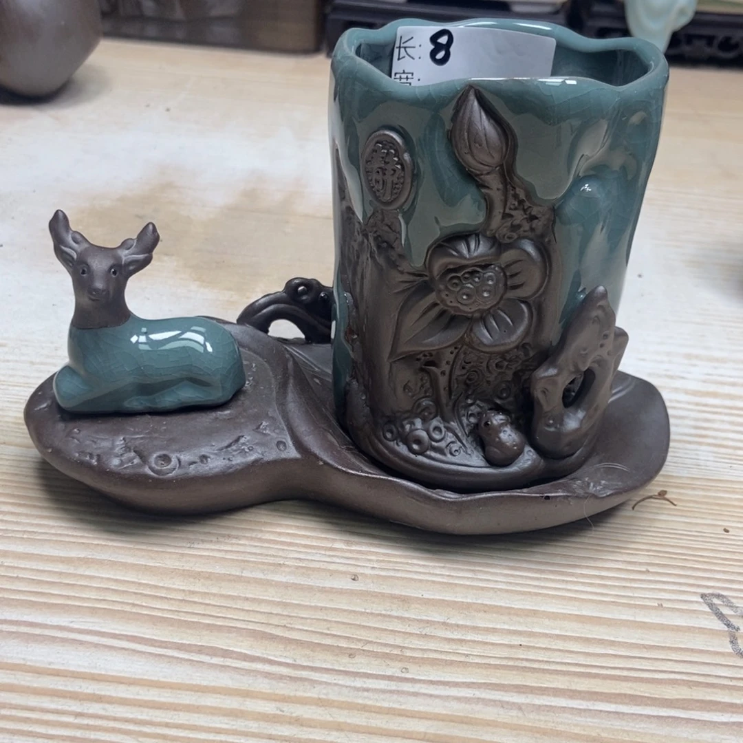 瓷片陶瓷花盆陶瓷艺术