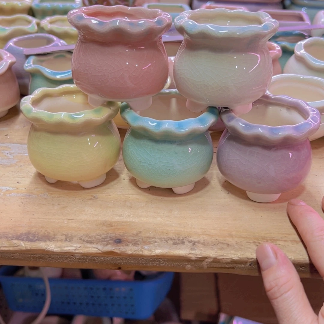 陶瓷花盆当场凑满12包邮