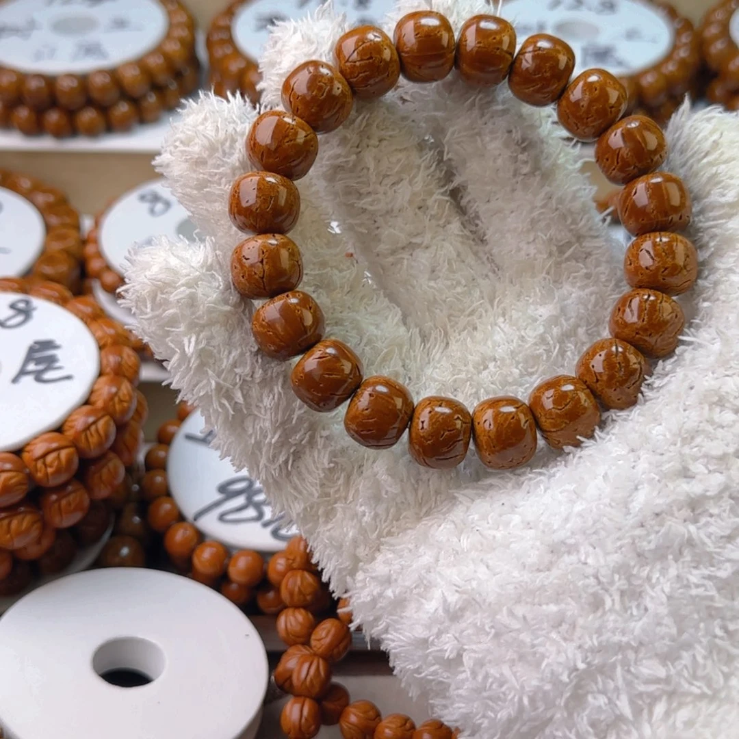 桃核手串?****~树王红魔老型桶珠