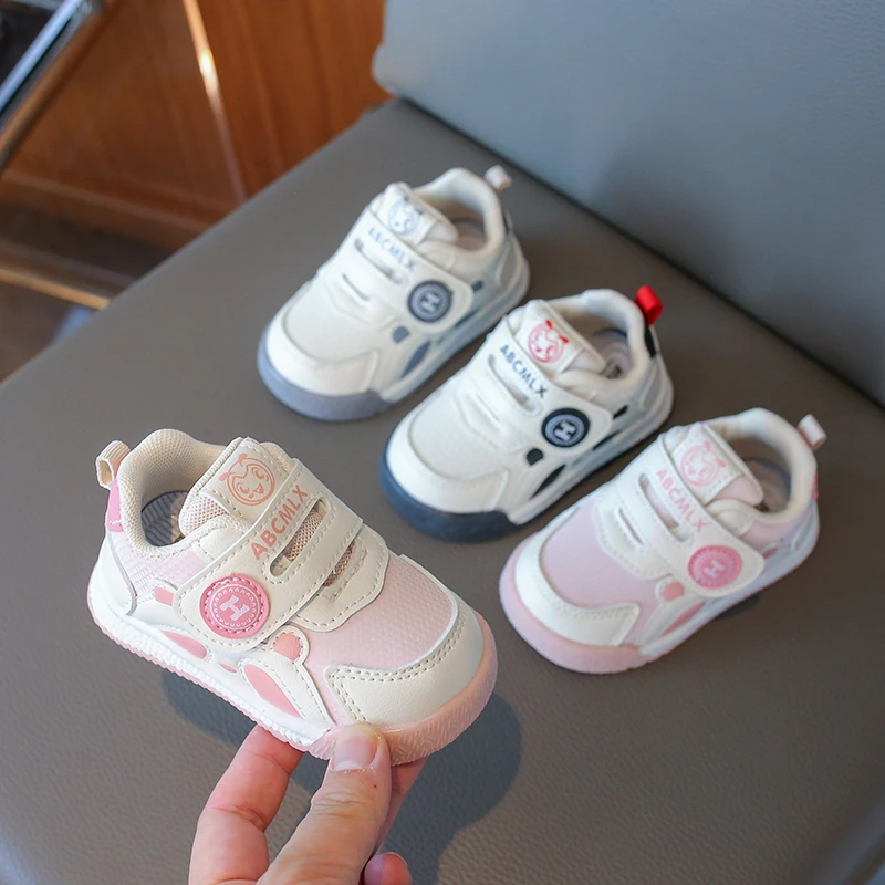 男宝宝秋冬款新款0-1-2岁6个月软底学步鞋春秋婴儿鞋女小童机能鞋