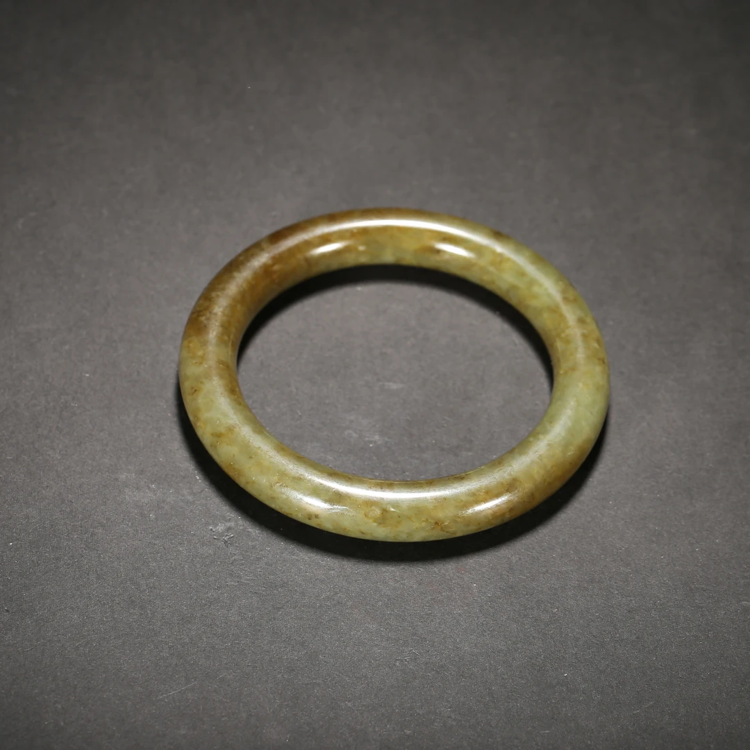 清代*玉镯/08LB1826/和田玉【北京文博】