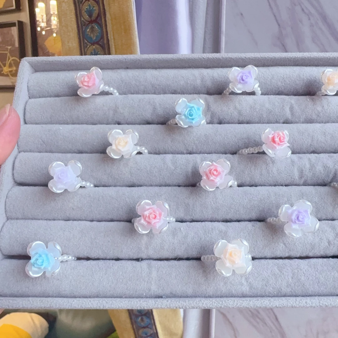 有文精选 夜光玫瑰戒指材料包 手工DIY制作材料包